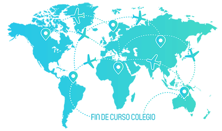 mapa todos destinos fin de curso